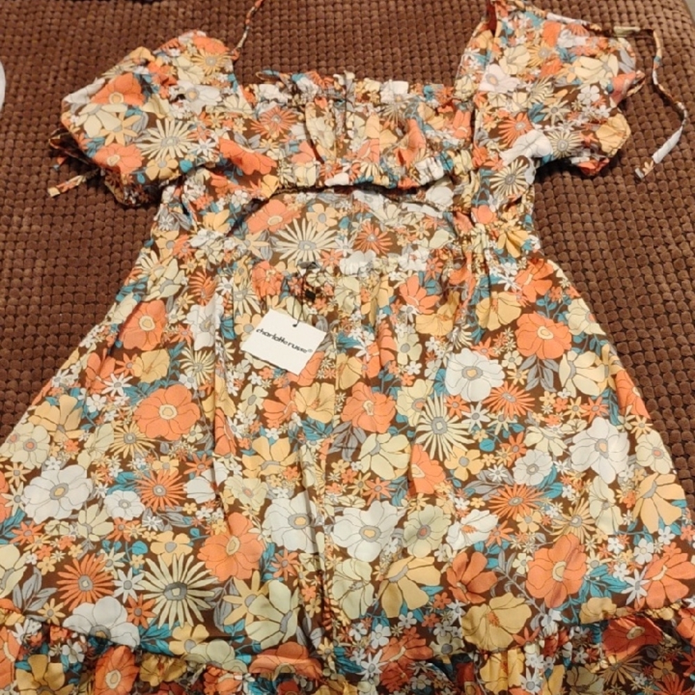 Floral Off-Shoulder Dress